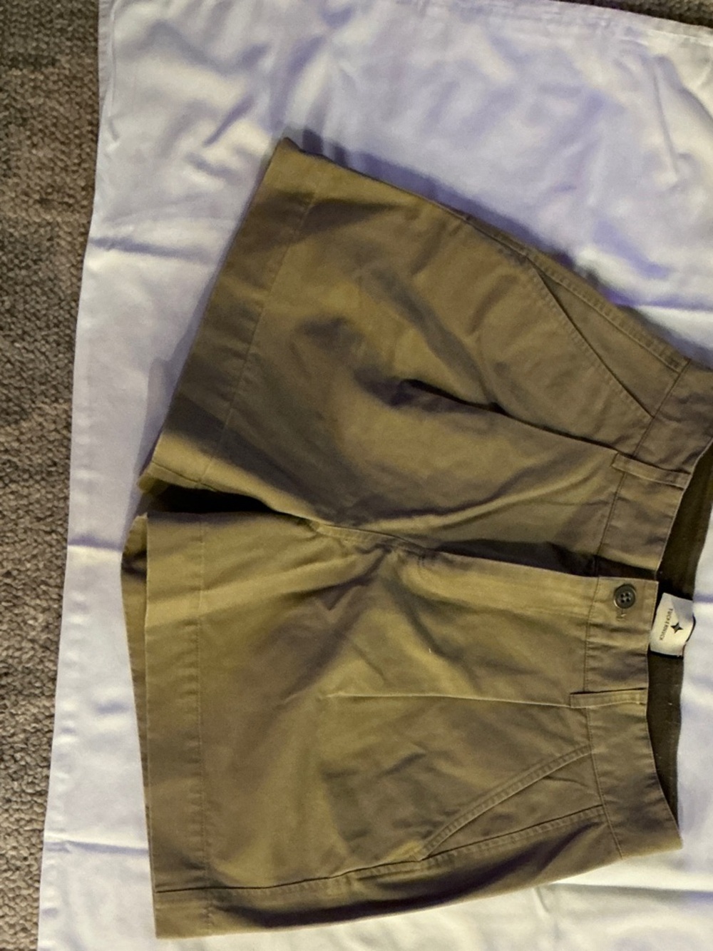 Tuckernuck Olive High-Waist Utility Shorts